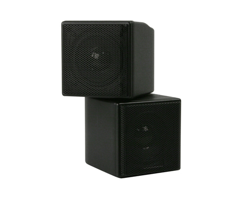 JA Audio Mini Cube Surround Sound Speakers - Black (Single)